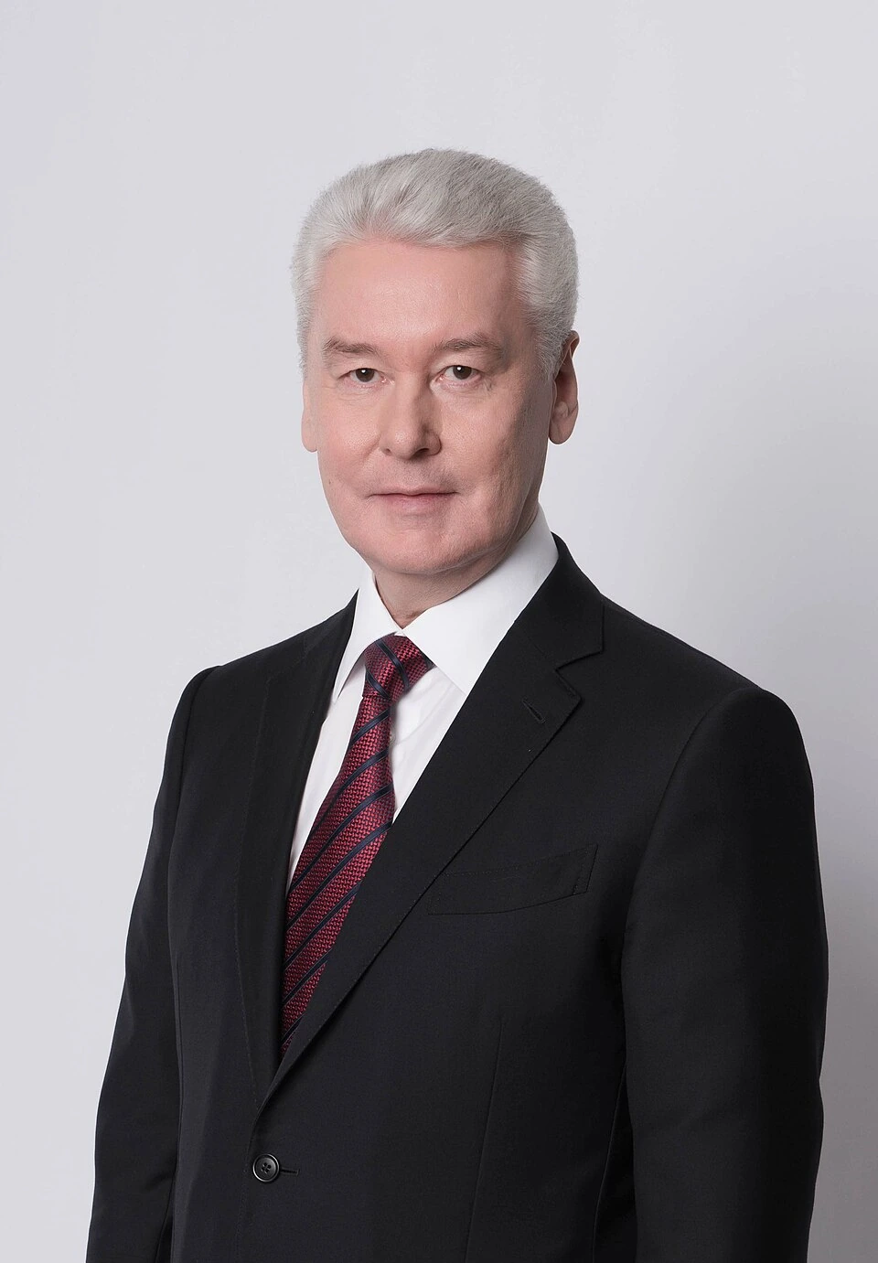 Sergey Sobyanin, Mayor of Moscow, in an official portrait wearing a suit and tie.