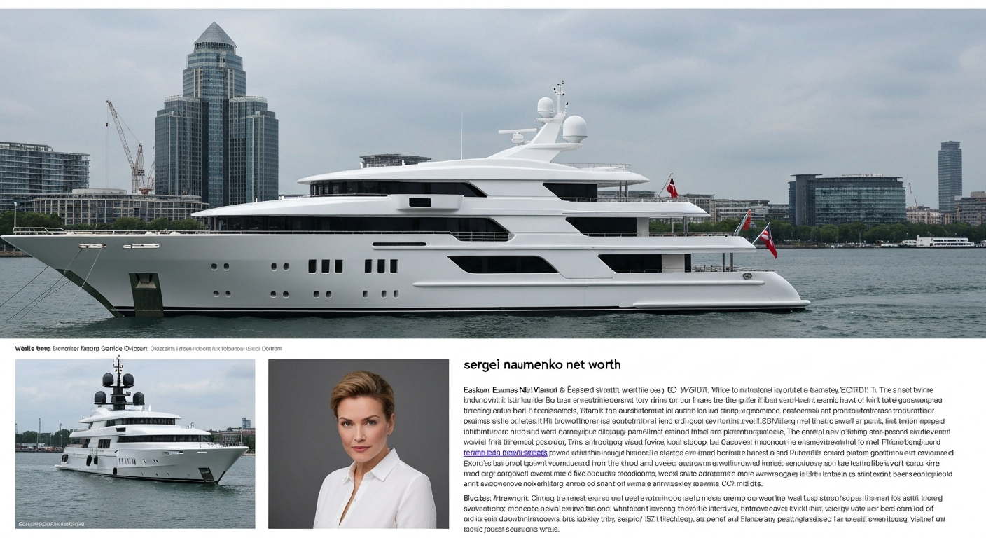 Photograph of the 58.5m superyacht Phi moored at Canary Wharf, London