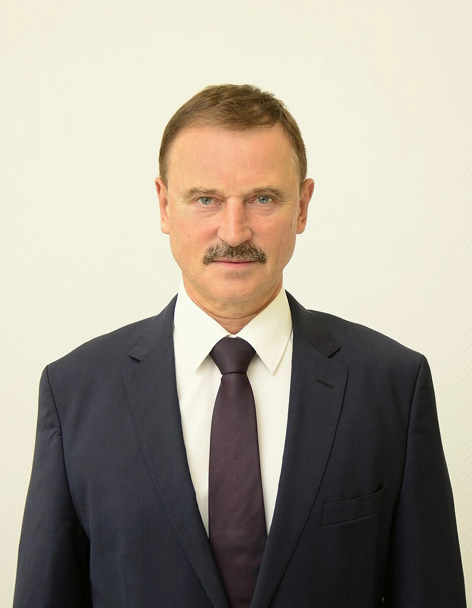 Sergey Alekseyevich Veremeenko in a suit and tie, posed against a plain background